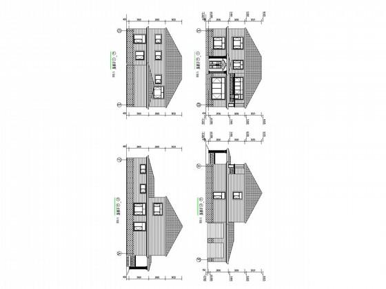 东北地区2层砌体别墅结构CAD施工图纸(建施)(建筑设计说明) - 1