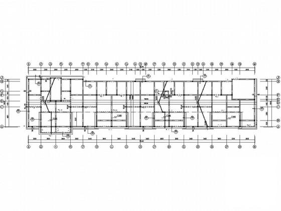 6层砌体结构住宅楼结构CAD施工图纸（条形基础） - 4