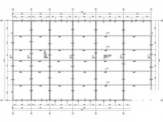 料仓及搅拌楼框架结构CAD施工图纸(建施) - 3