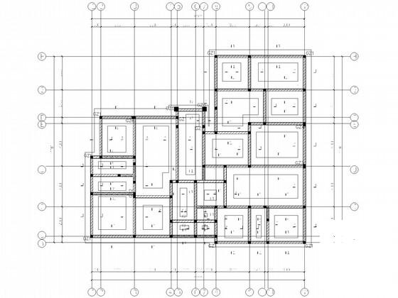 7层砌体房屋结构CAD施工图纸(带PKPM模型) - 2