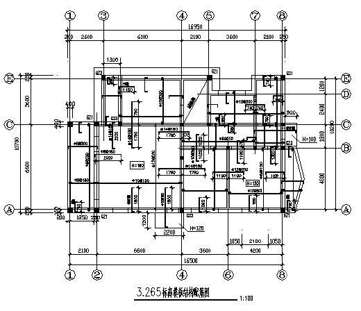2层条形基础砖混别墅结构CAD施工图纸 - 2
