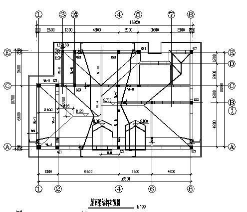 2层条形基础砖混别墅结构CAD施工图纸 - 3