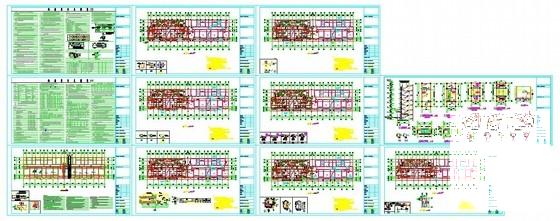 8度区6层筏板基础砌体住宅楼结构CAD施工图纸 - 1