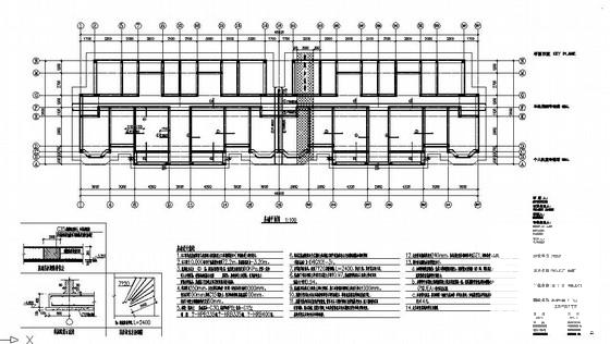 8度区6层筏板基础砌体住宅楼结构CAD施工图纸 - 3