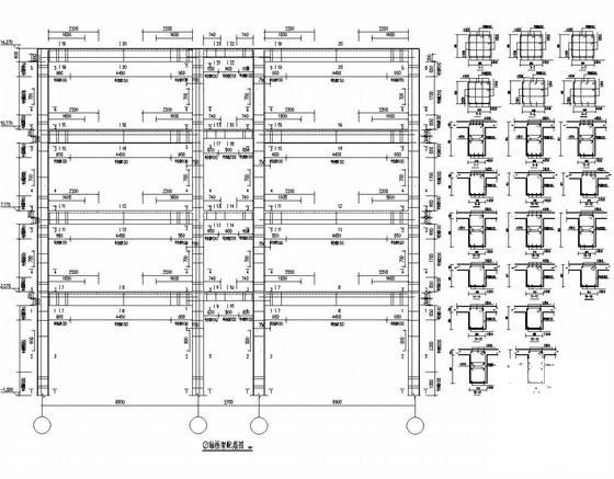 4层框架教学楼结构CAD施工图纸（建筑图纸） - 4