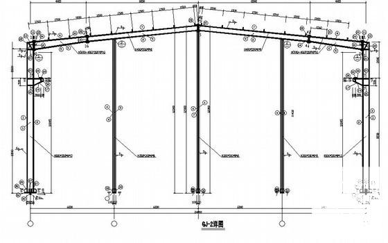 24米跨独立基础门式刚架厂房结构CAD施工图纸 - 3