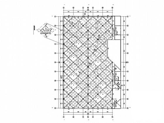 单层门式刚架结构国馆结构CAD施工图纸（桩基础） - 3