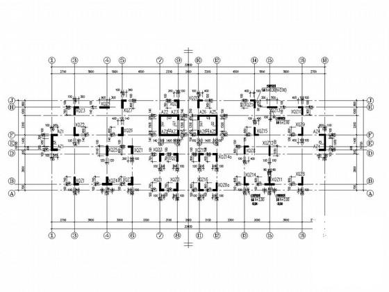 19层框剪结构住宅楼结构CAD施工图纸（高层建筑） - 2