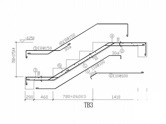 19层框剪结构住宅楼结构CAD施工图纸（高层建筑） - 4