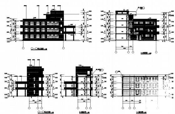 4层小学教学楼建筑扩初CAD图纸 - 4