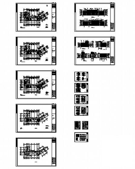 4层小学教学楼建筑扩初CAD图纸 - 5