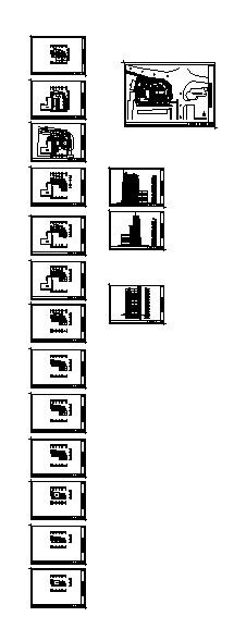 15层办公楼建筑CAD图纸（初设图纸、现代风格） - 3