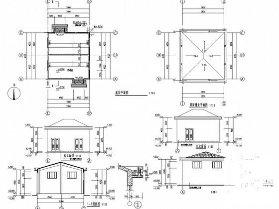 砖混结构配电房建筑结构CAD施工图纸(电气设计说明) - 1