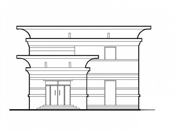 2层公厕建筑方案设计CAD图纸 - 1