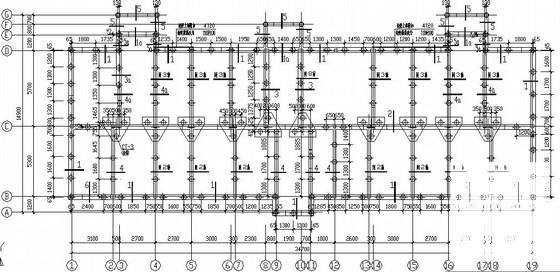 7度区6层带阁楼砖混住宅结构CAD施工图纸(墙下桩基础) - 1