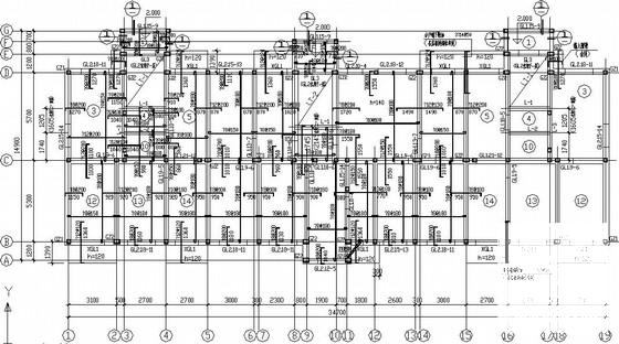 7度区6层带阁楼砖混住宅结构CAD施工图纸(墙下桩基础) - 2