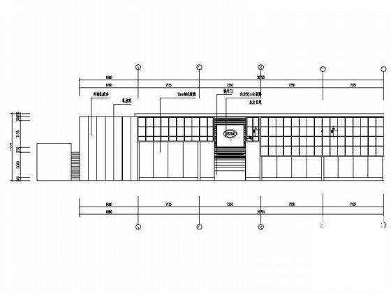 汽车品牌4S店建筑扩初图纸(轻钢结构) - 2