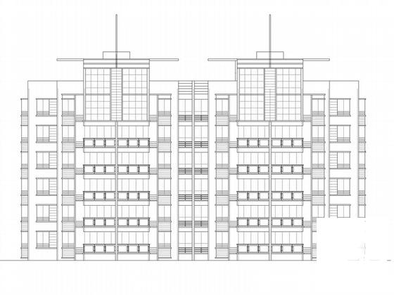 6层住宅建筑施工CAD图纸-2号、3号楼（现代风格） - 1