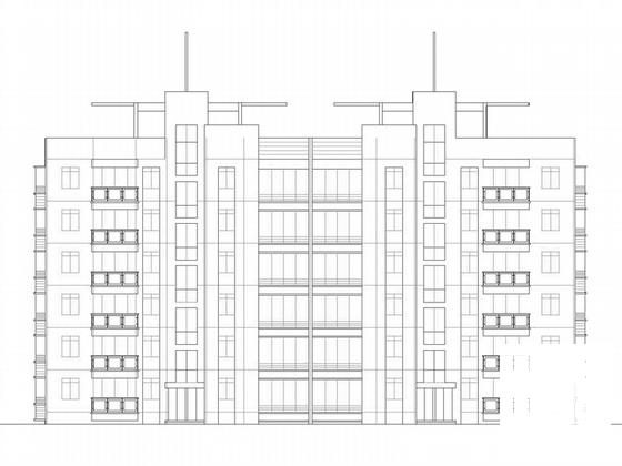 6层住宅建筑施工CAD图纸-2号、3号楼（现代风格） - 2