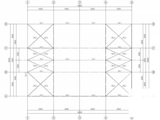 18米跨门式刚架仓库结构CAD施工图纸 - 4