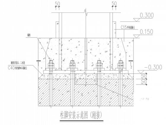 24米跨檐高12米门式刚架厂房结构CAD施工图纸(平面布置图) - 5