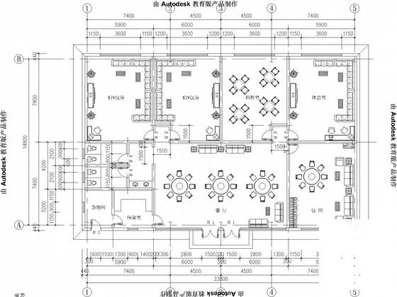 单层钢结构餐饮楼结构CAD施工图纸(建施)(建筑设计说明) - 1