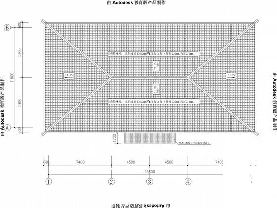 单层钢结构餐饮楼结构CAD施工图纸(建施)(建筑设计说明) - 4