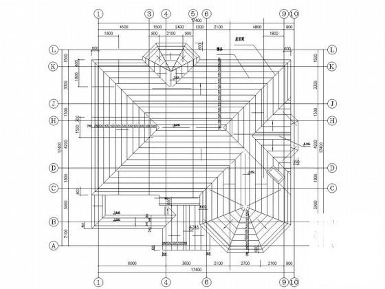 3层门式刚架结构别墅结构CAD施工图纸（6度抗震） - 4