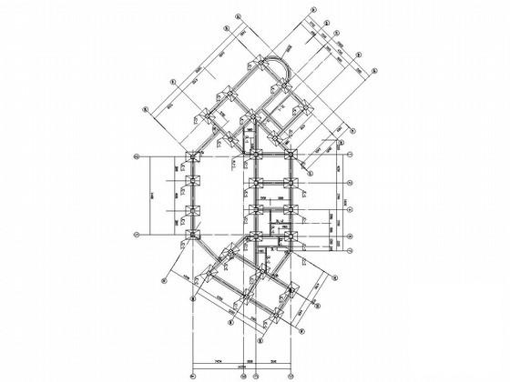 3层门式刚架结构办公楼结构CAD施工图纸（6度抗震） - 2