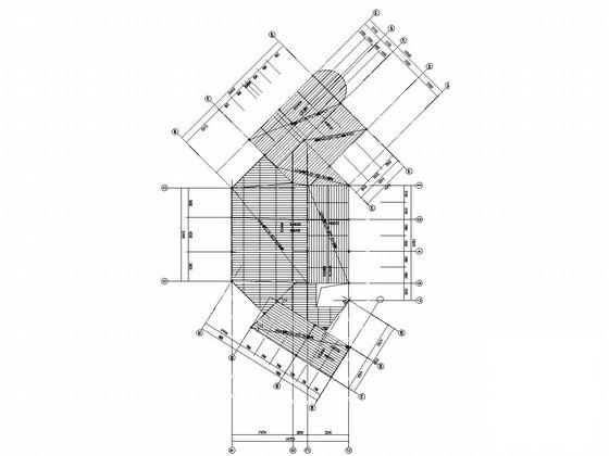 3层门式刚架结构办公楼结构CAD施工图纸（6度抗震） - 4