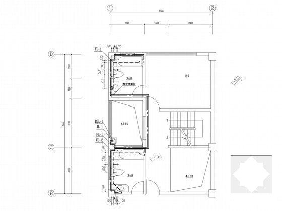 多户型联排别墅群建筑排水施工图纸（跃层商业建筑） - 4