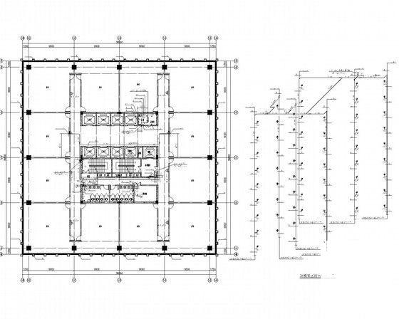 29层大型商业中心给排消防喷淋CAD施工图纸 - 5