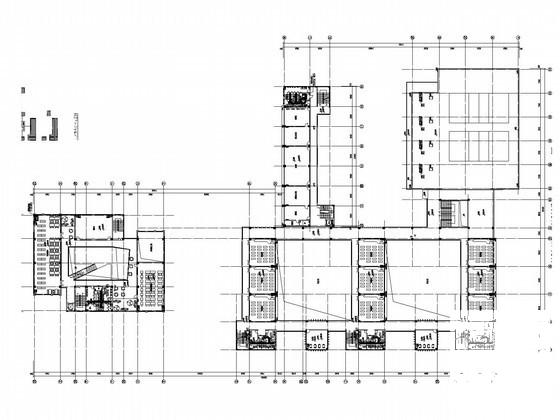 小学教学楼通风空调及防排烟设计CAD图纸 - 1