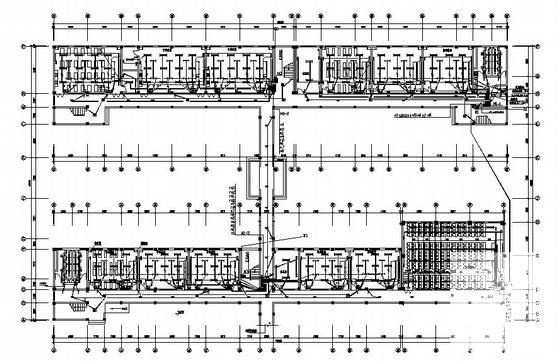 小学4层框架结构教学楼强电CAD施工图纸(防雷接地系统) - 1