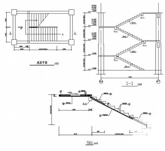 6层框架结构学生宿舍毕业设计方案（建筑、结构图纸）(柱下独立基础) - 4