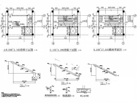 5层框架办公楼建筑毕业设计方案图纸(柱下独立基础) - 3