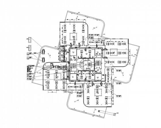 8层办公塔楼建筑空调系统设计CAD施工图纸（消防） - 2