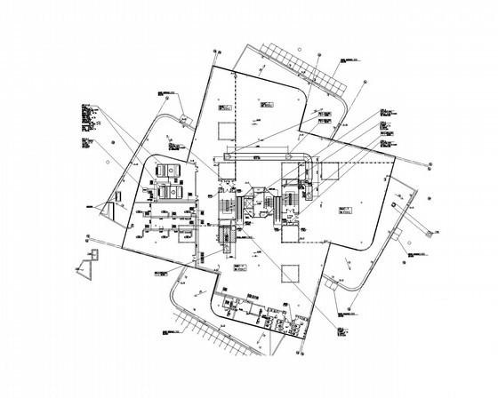 8层办公塔楼建筑空调系统设计CAD施工图纸（消防） - 3