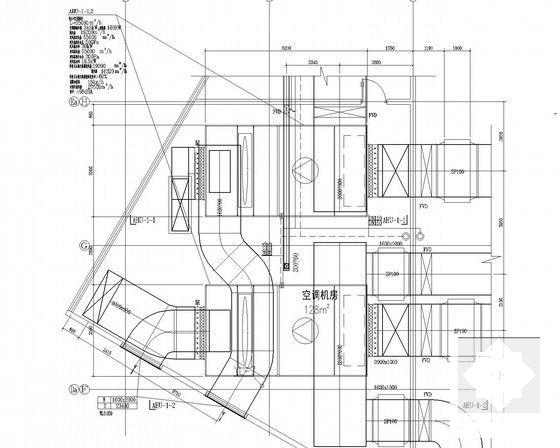 8层办公塔楼建筑空调系统设计CAD施工图纸（消防） - 4