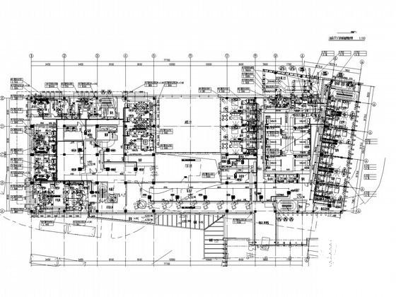 5层科技服务办公综合楼空调及通风系统设计CAD施工图纸（多联机系统） - 1