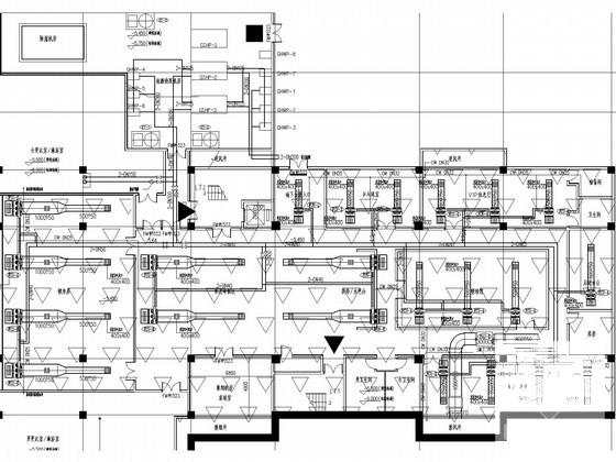 2层售楼处及附属办公配套用房空调系统设计CAD施工图纸（地源热泵系统） - 1