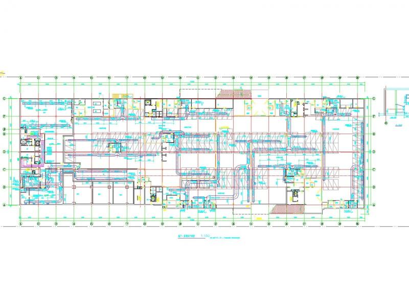 19层科研办公建筑空调通风及防排烟系统（制冷机房） - 1