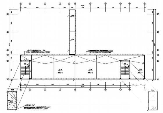 小学地上5层办公楼强电CAD施工图纸（三级负荷） - 2