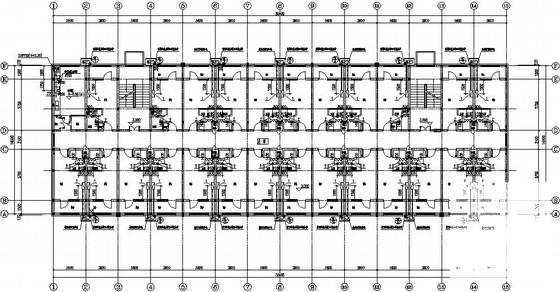 上6层宿舍楼空调通风设计CAD施工图纸（设计施工说明） - 1