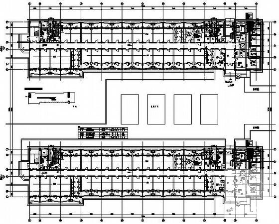 地上5层宿舍楼通风设计CAD施工图纸 - 1