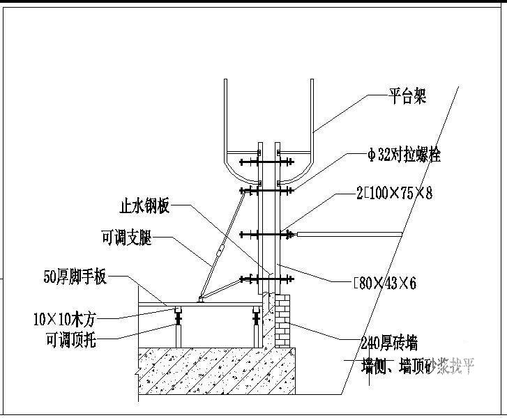 工程结构施工节点构造详图纸cad - 4