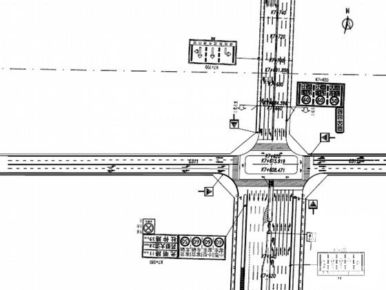 城市主干道交通工程CAD施工图纸设计97张（监控）(宣传标语) - 1
