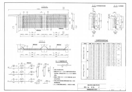 整体式路基23m宽20m简支T梁通用设计图纸（60余张） - 5