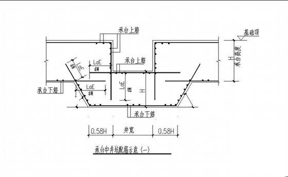 静压预制开口空心方桩基础CAD详图纸 - 1