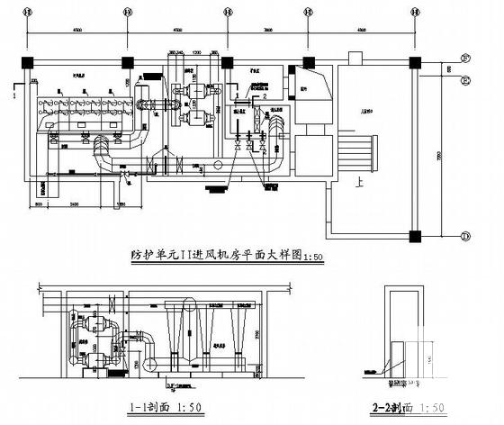 小学地下车库通风图（9页CAD大样图） - 3